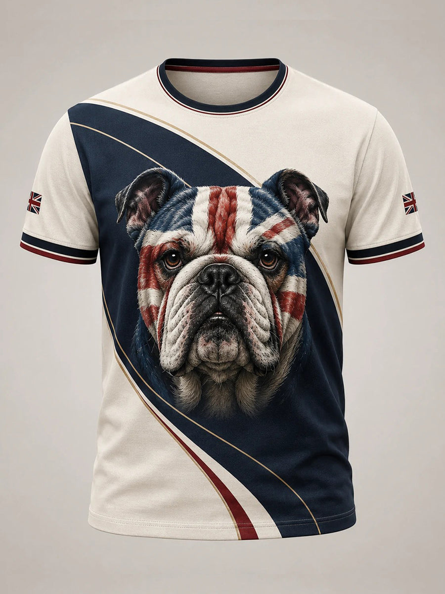 Men's British Bulldog Printed T-shirt