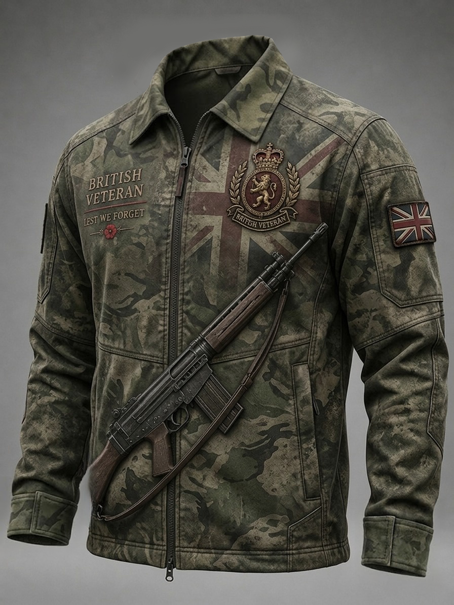 Men's British Veteran Long-Sleeve Jacket