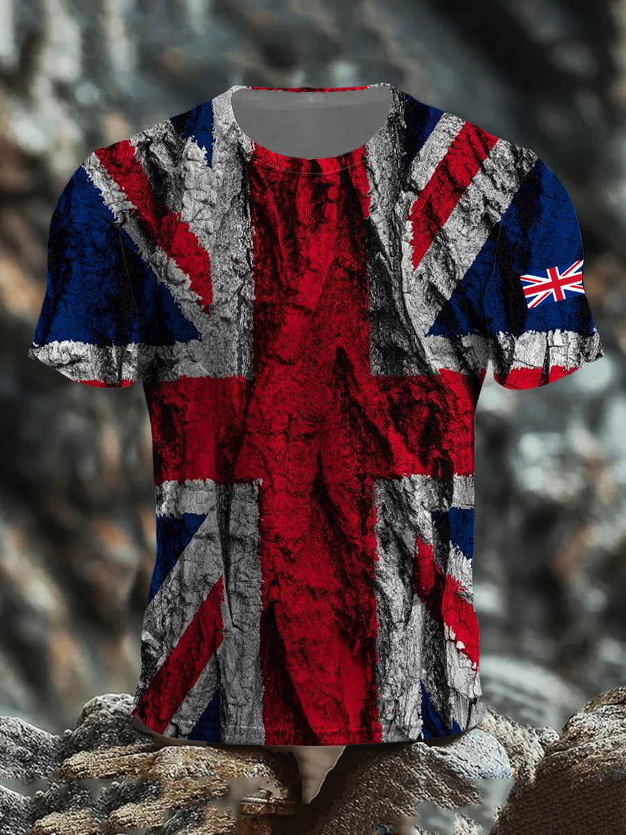 Men's UK Flag Printed T-shirt