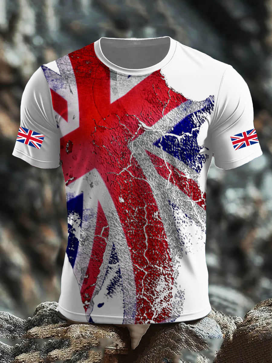 Men's UK Flag Printed T-shirt