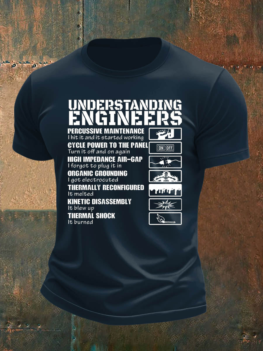 Men's british veteran imitation cotton short-sleeved T-shirt