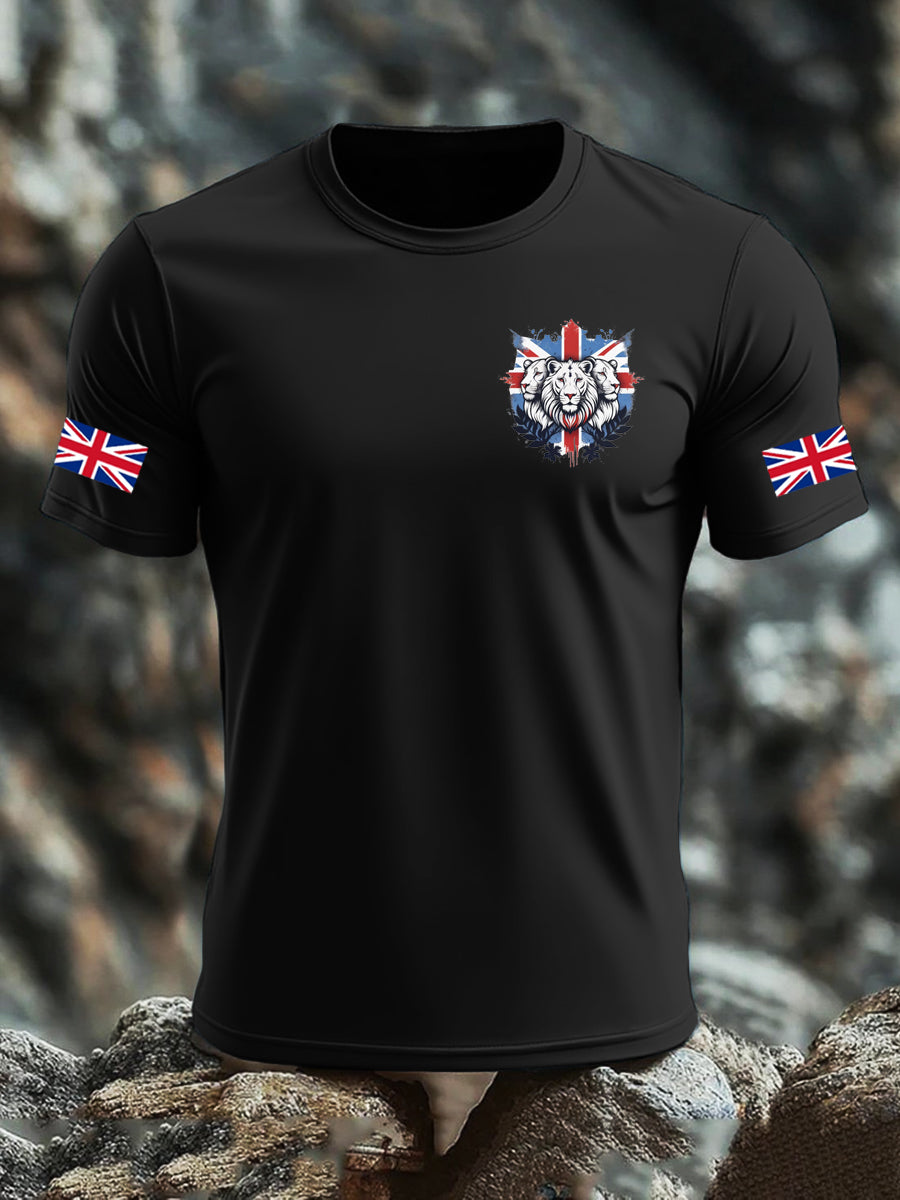Men's UK Flag Printed T-shirt