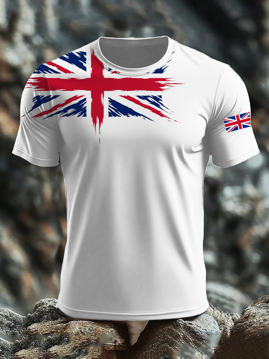 Men's UK Flag Printed T-shirt