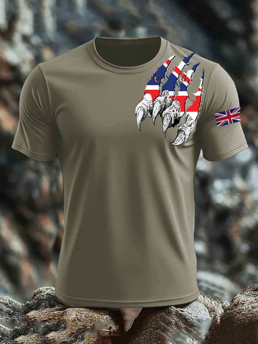 Men's British short sleeves t-shirt