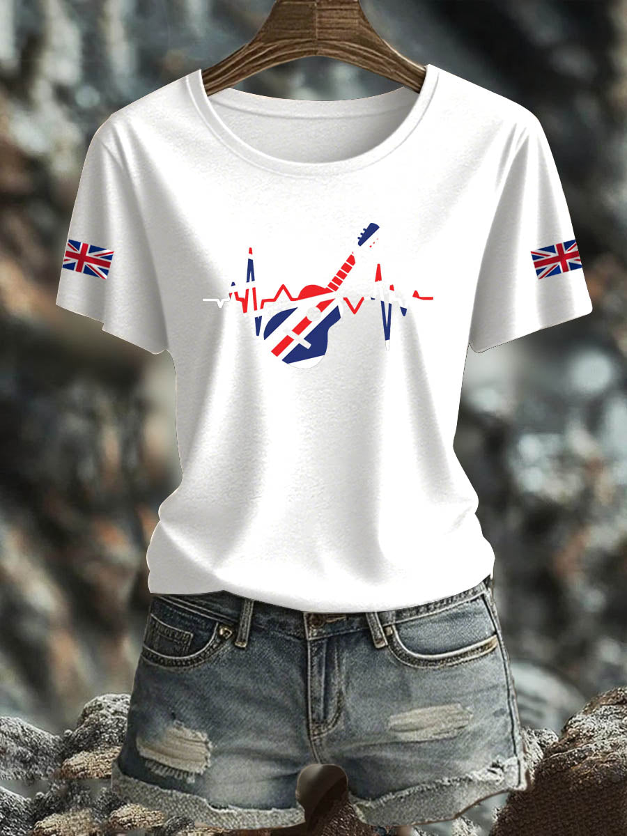 Women's British Iron On Short Sleeve T-Shirt