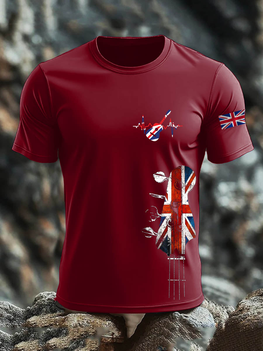 Men's British short sleeves t-shirt