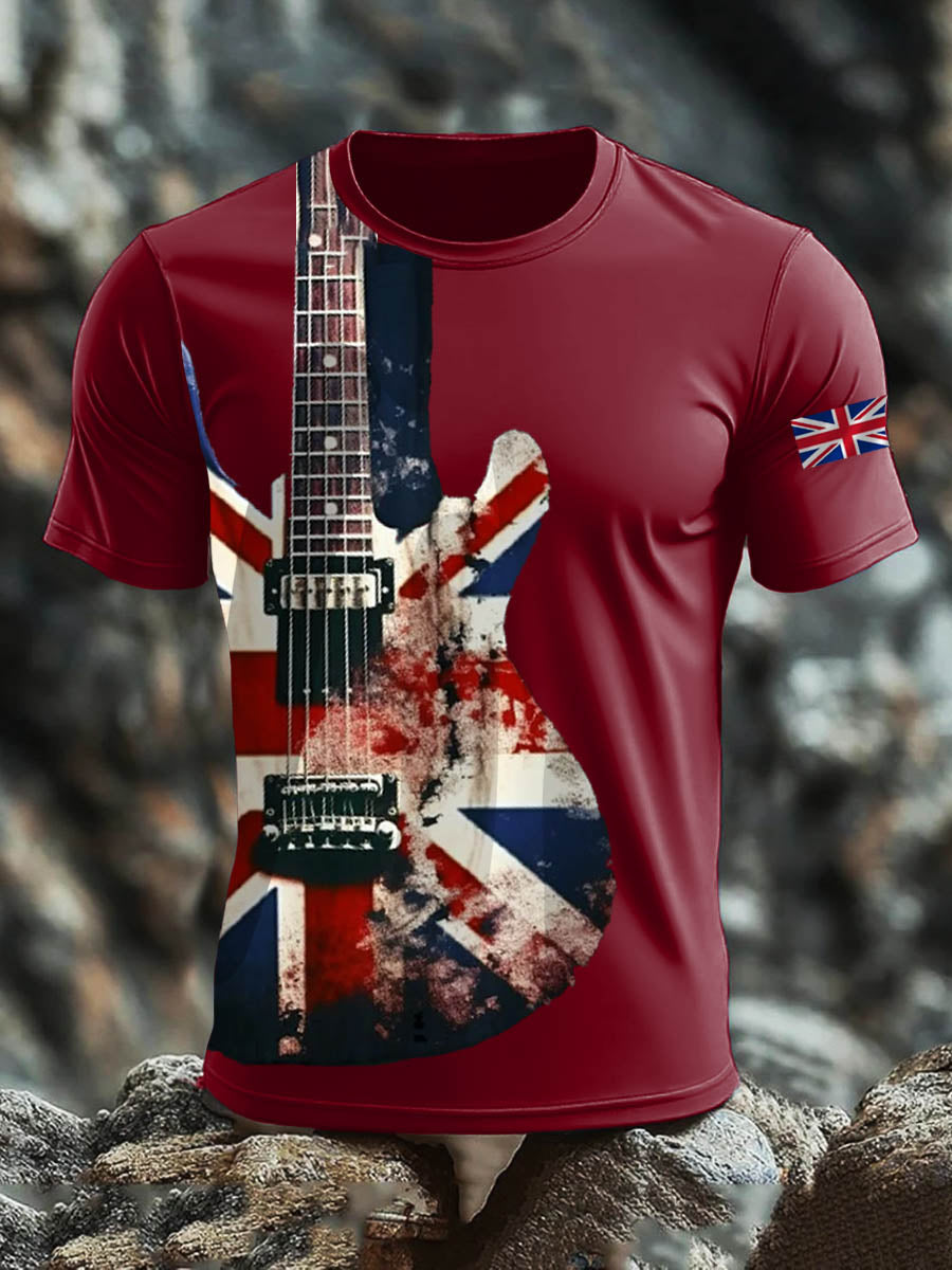 Men's British short sleeves t-shirt