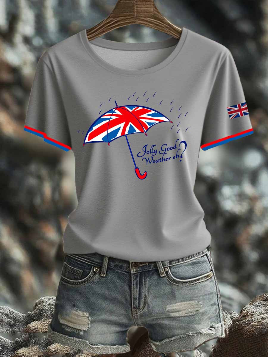Women's British short-sleeved T-shirt