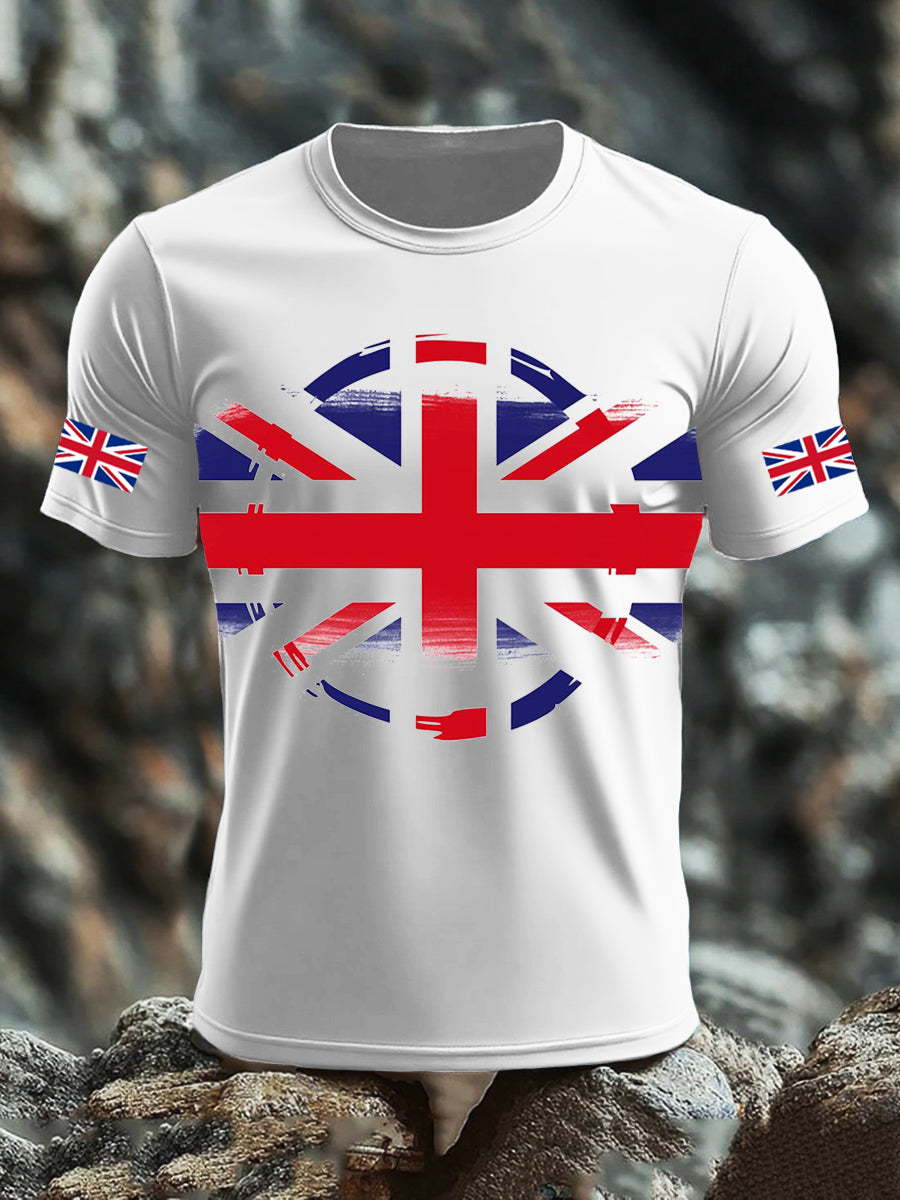 Men's UK Flag Printed T-shirt