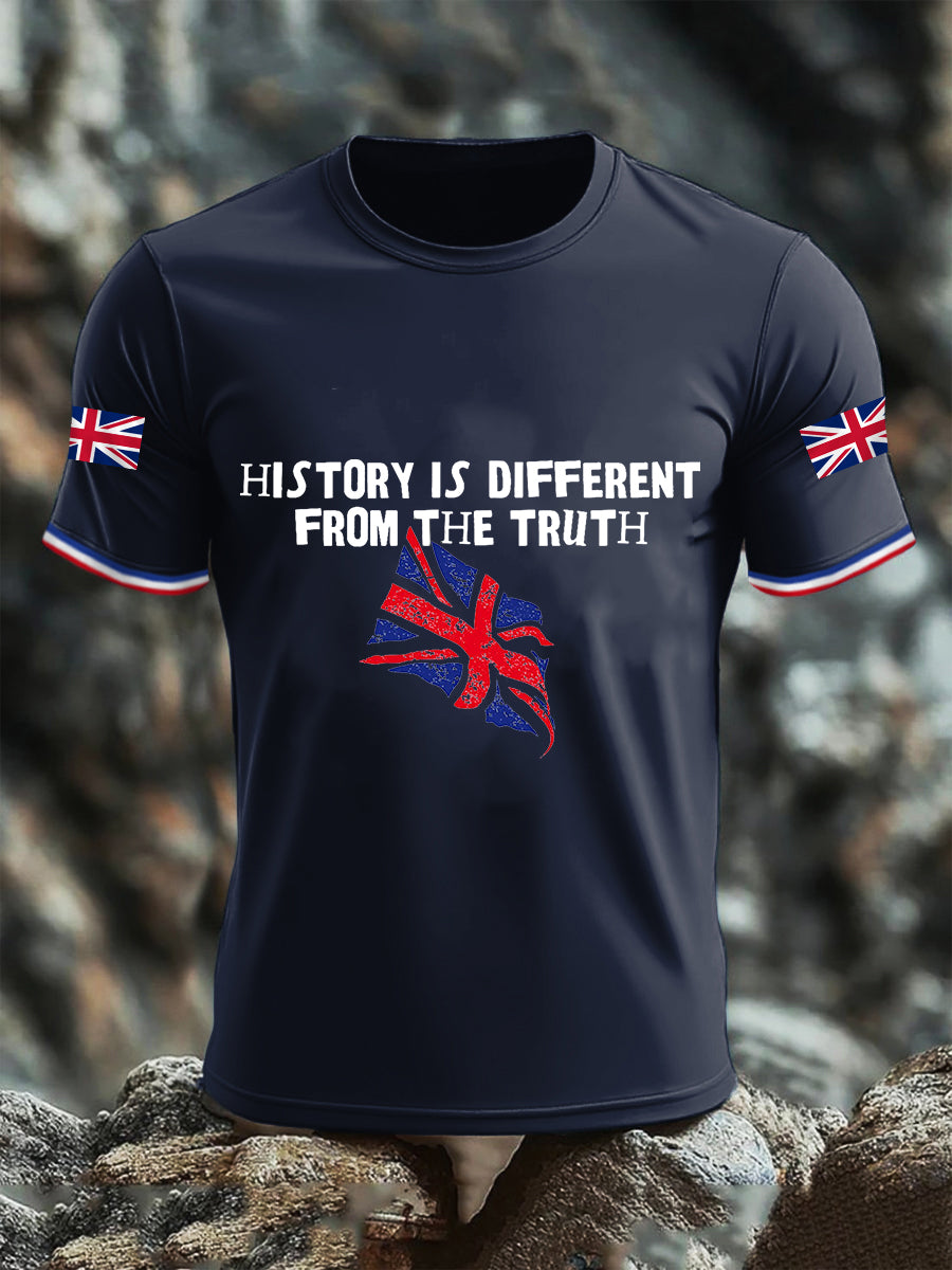 Men's History Is Different From The Truth Short Sleeves T-shirt