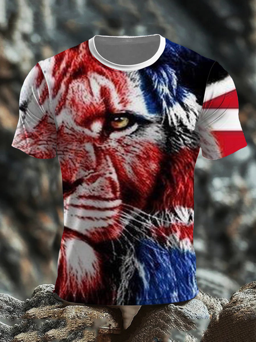 Men's UK Flag Printed T-shirt