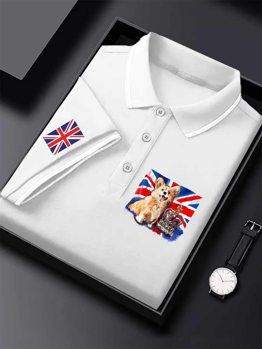 Men's British short sleeve shirt