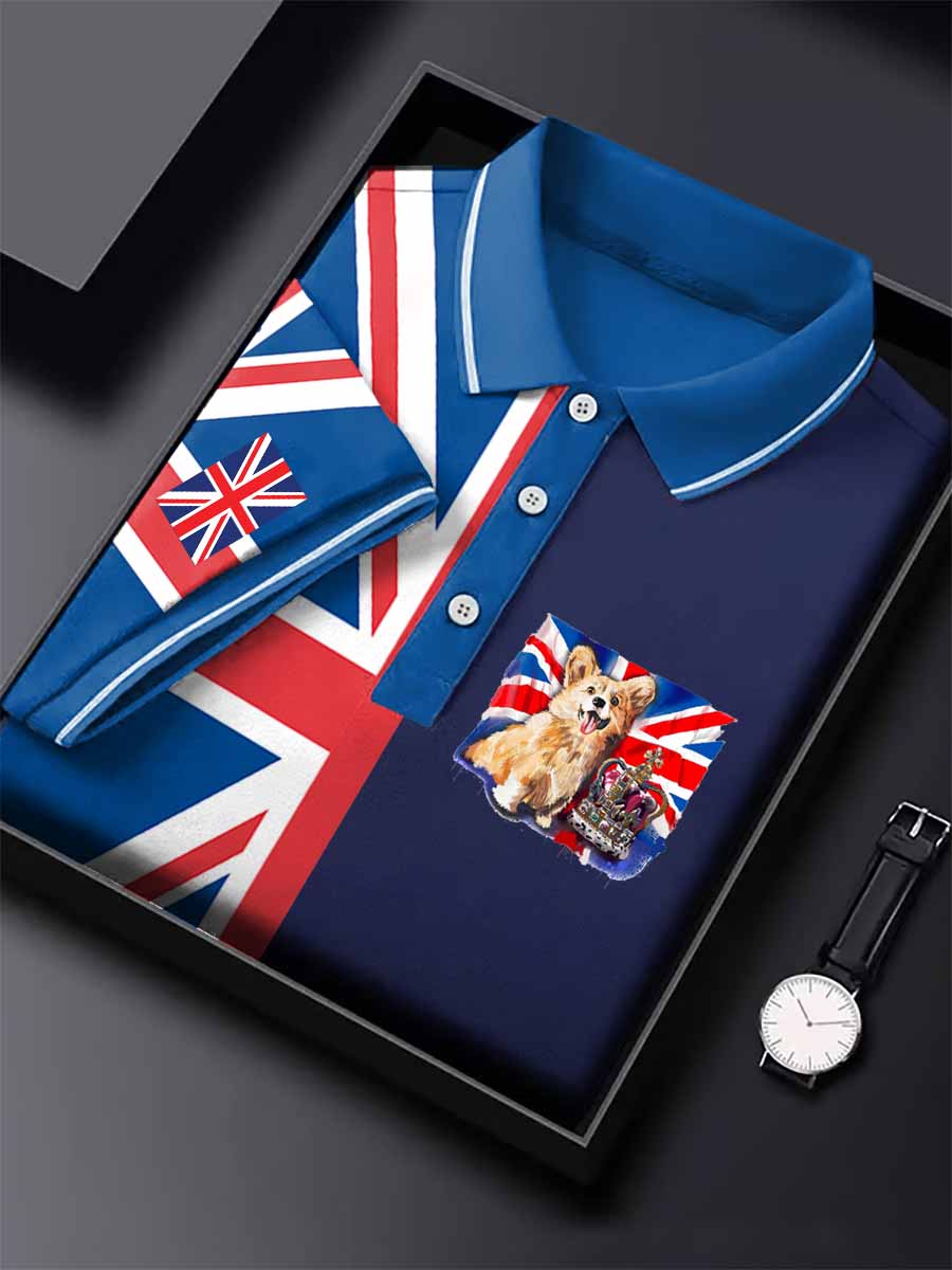 Men's British short sleeve shirt