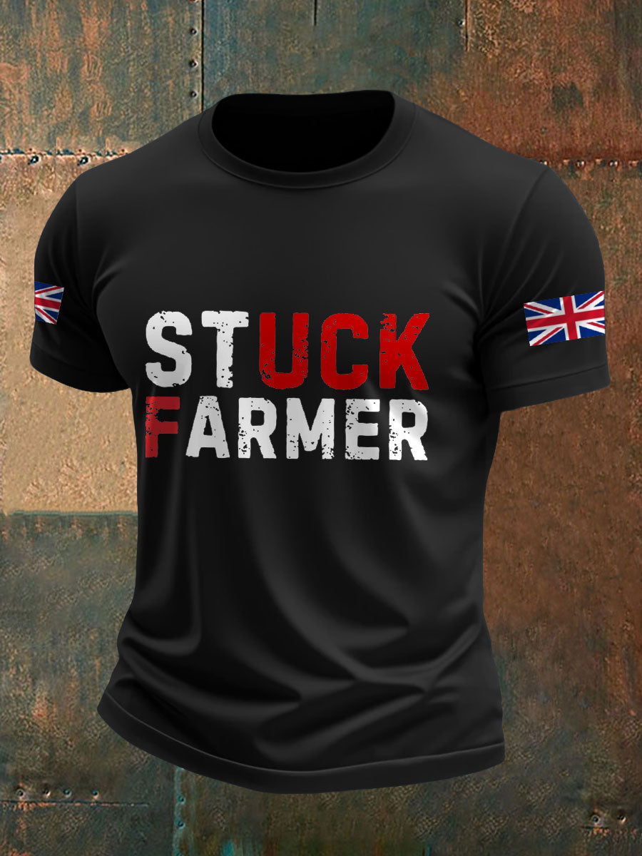Men's UK Flag Printed T-shirt