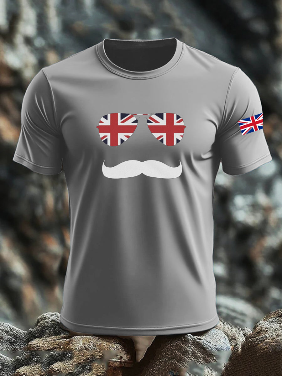 Men's UK Flag Printed T-shirt