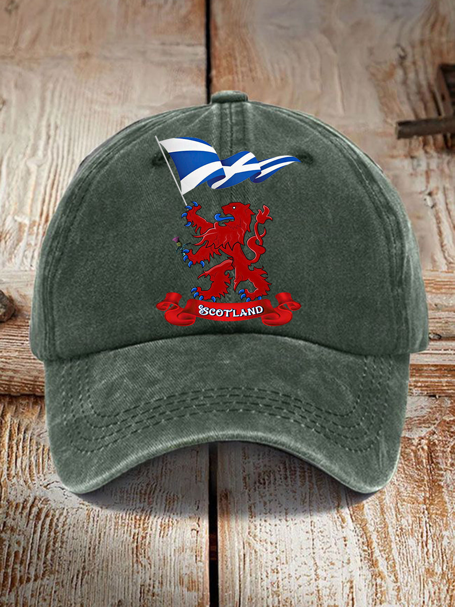 Unisex Scotland Flag Proud The Brave Printed Hat
