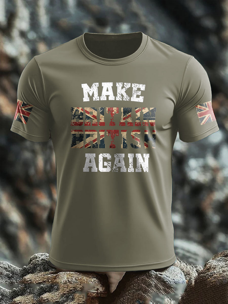Men's Make Britain British Again Printed T-shirt