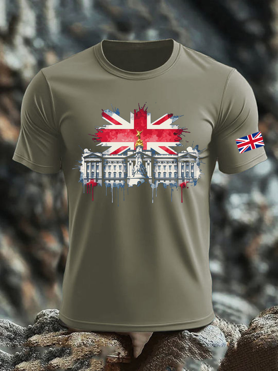 Men's UK Flag Printed T-shirt