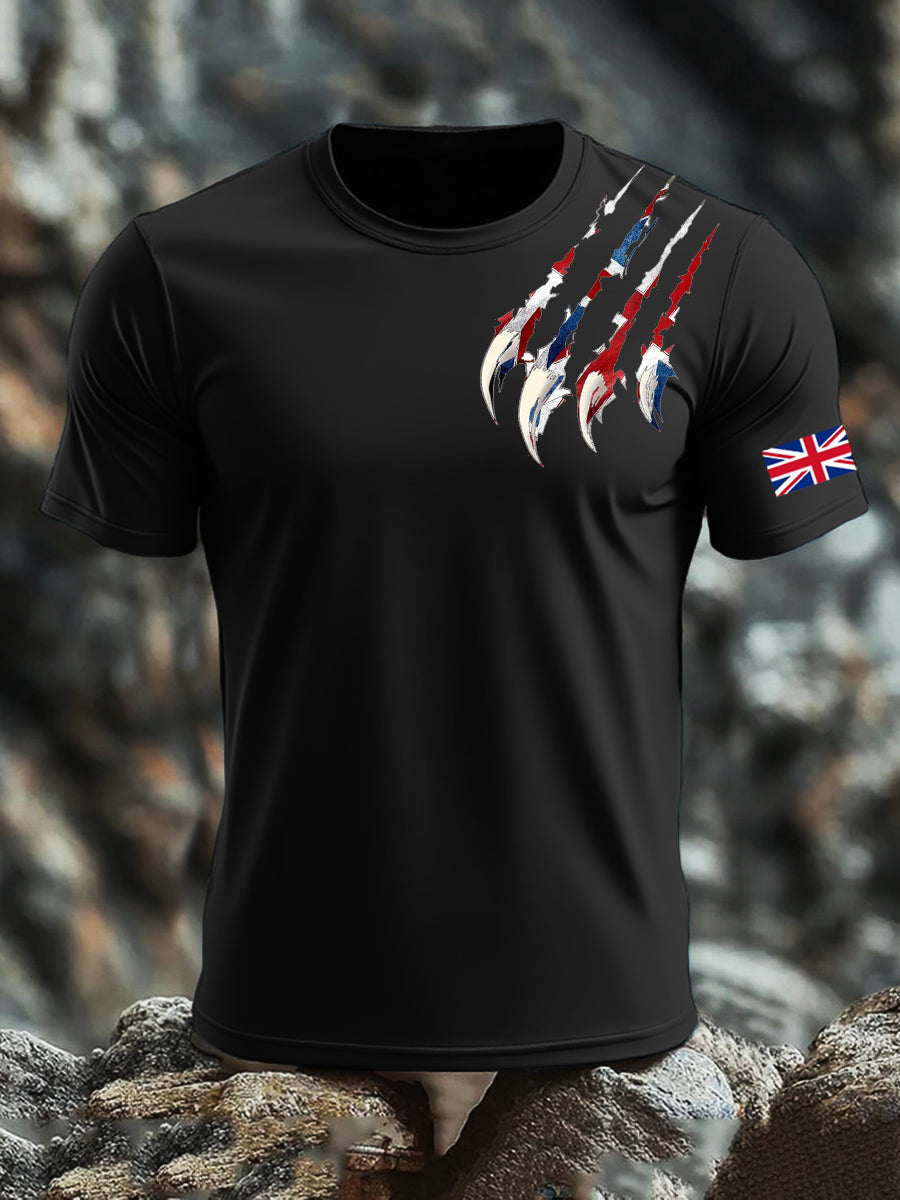 Men's UK Flag Printed T-shirt