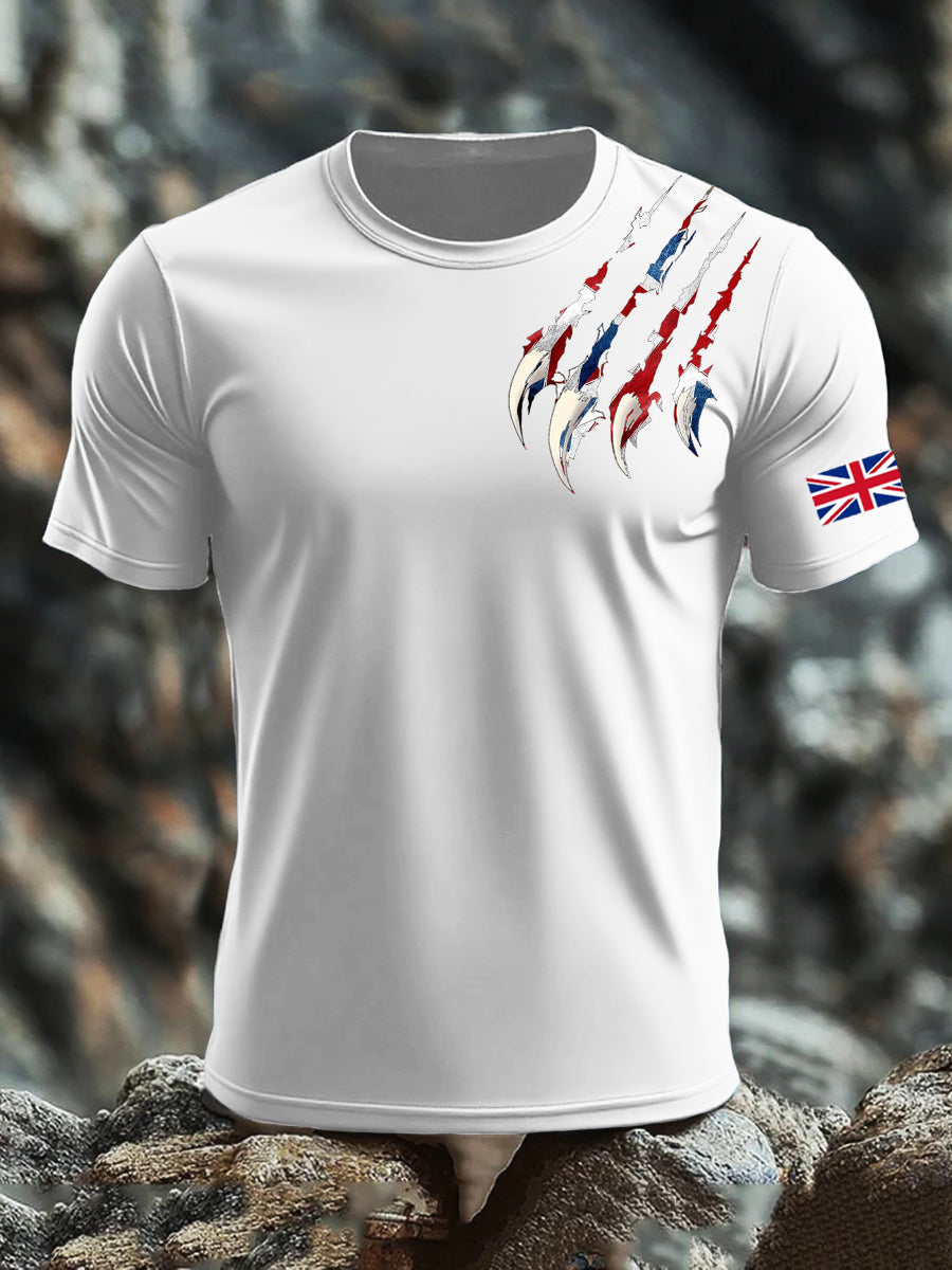Men's UK Flag Printed T-shirt