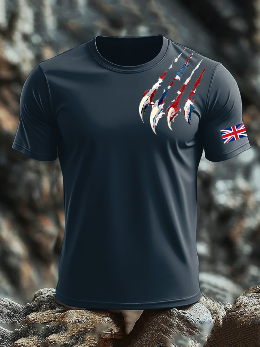 Men's UK Flag Printed T-shirt