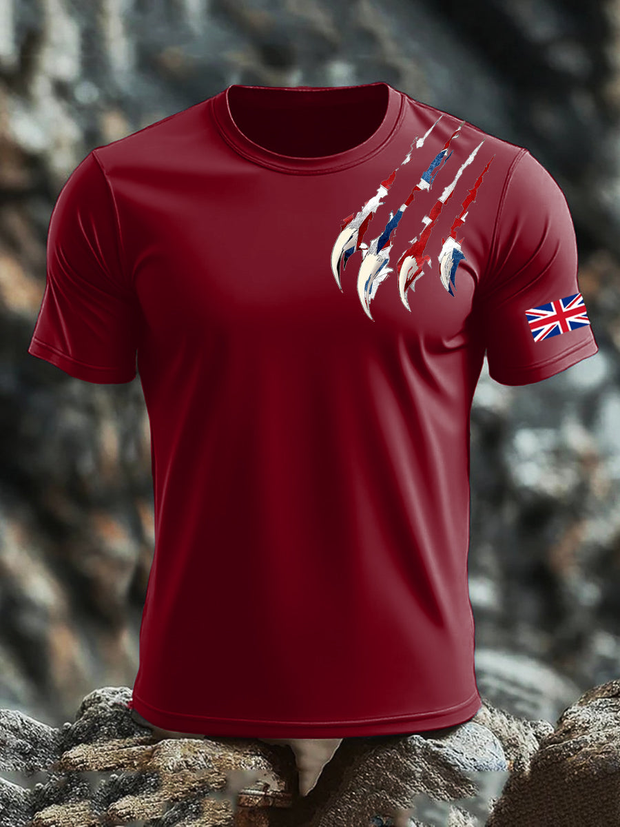 Men's UK Flag Printed T-shirt