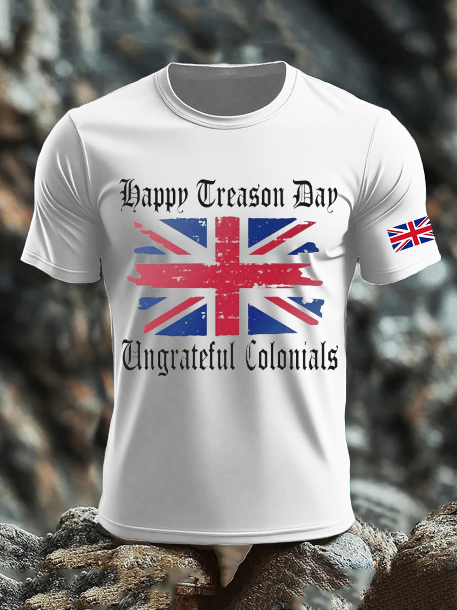 Men's UK Flag Printed T-shirt