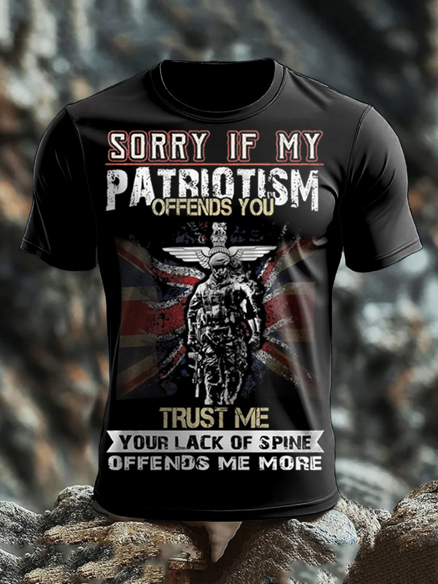 Men's British Veteran short sleeves t-shirt