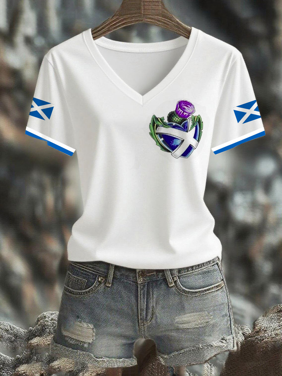 Women's Scottish Flag Short Sleeve T-shirt