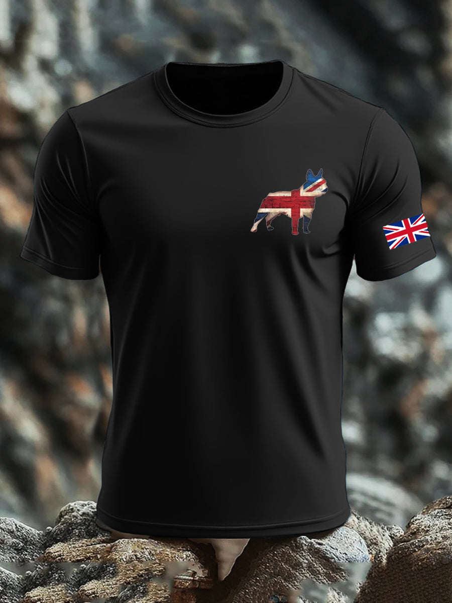 Men's UK Flag Printed T-shirt