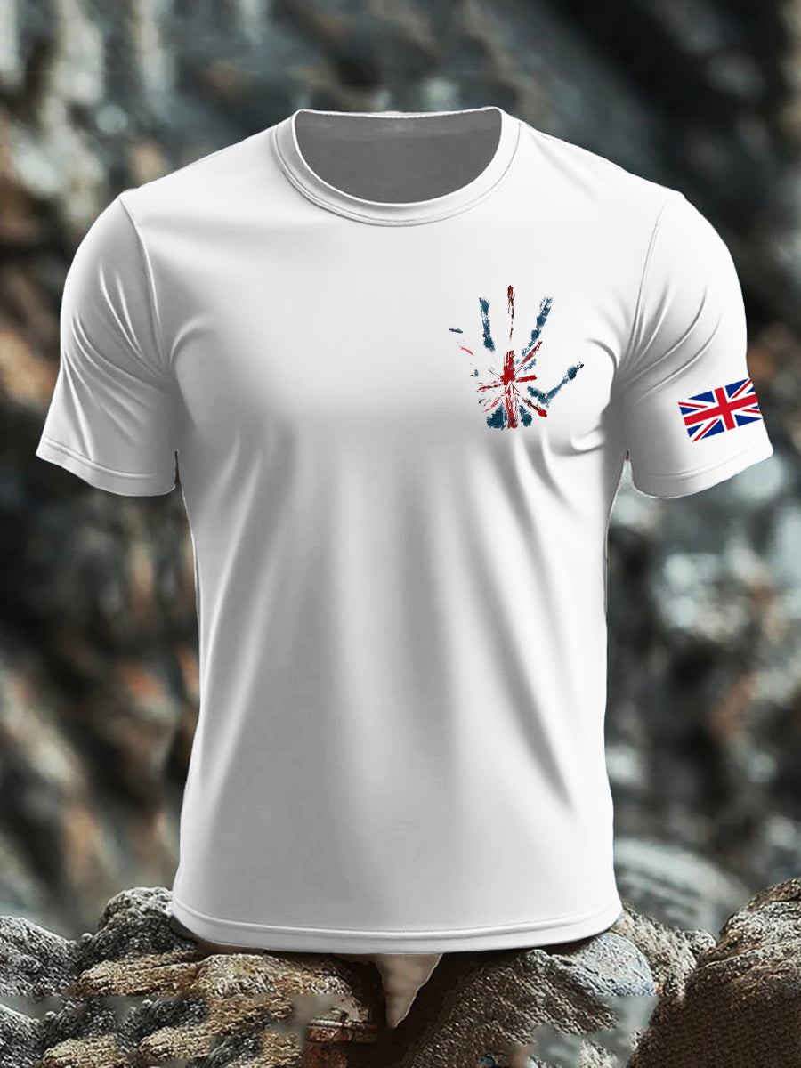 Men's UK Flag Printed T-shirt