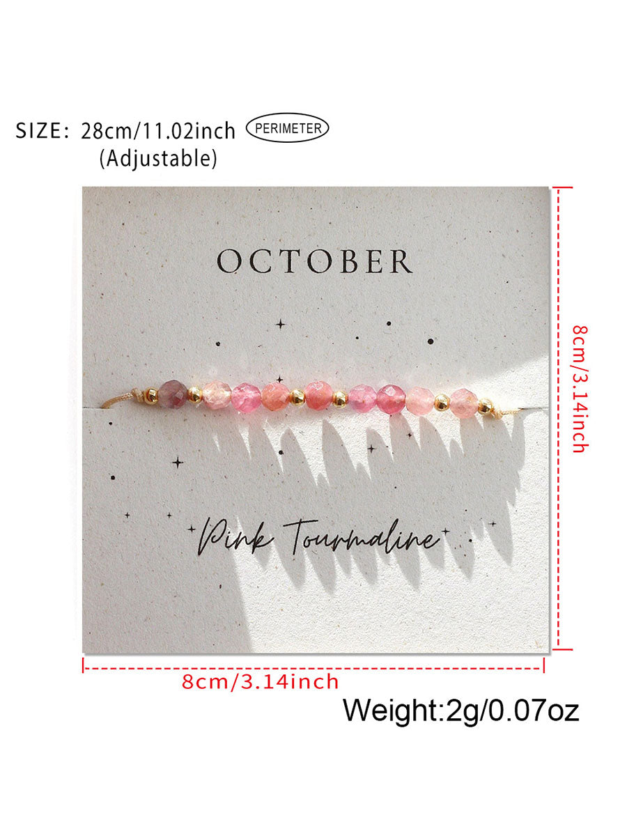 Women's Breast Cancer Pink Adjustable Bracelet