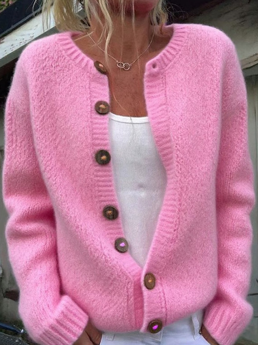 Women's Autumn Winter Cozy Knit Cardigan