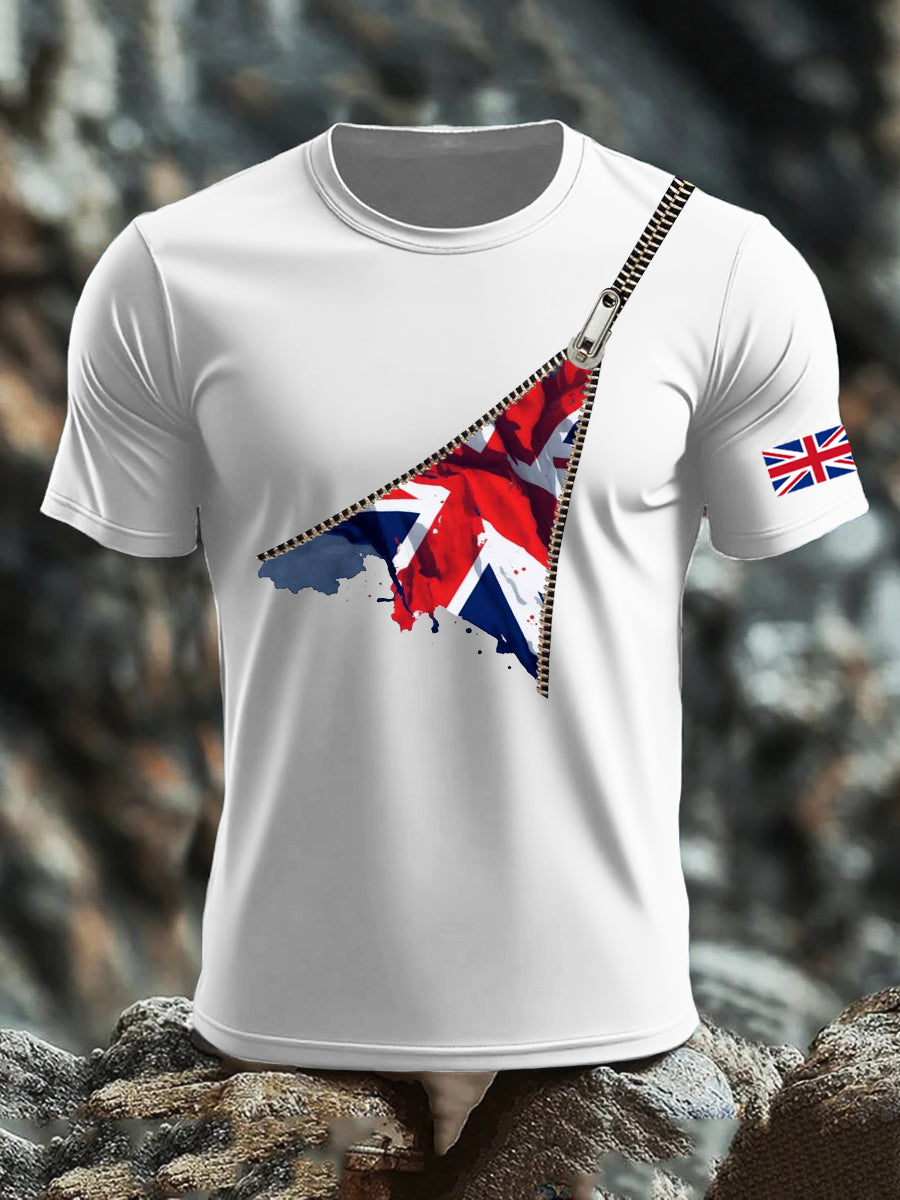 Men's UK Flag Printed T-shirt