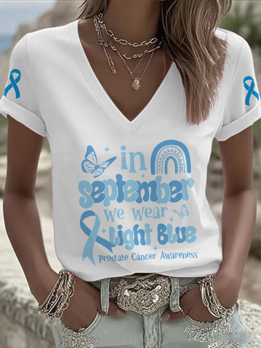 Women's Prostate Cancer Awareness Family T-Shirt