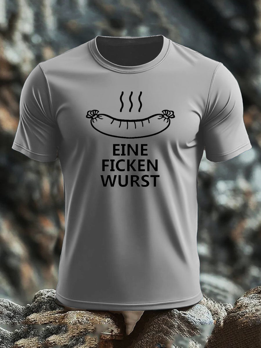 Men's Veteran imitation cotton short-sleeved T-shirt