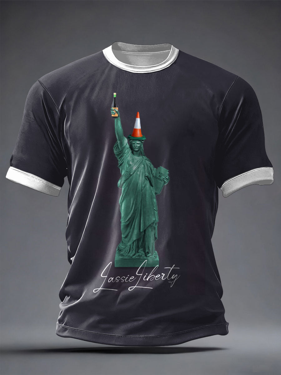 Men's Scotland Football Lover Printed T-shirt