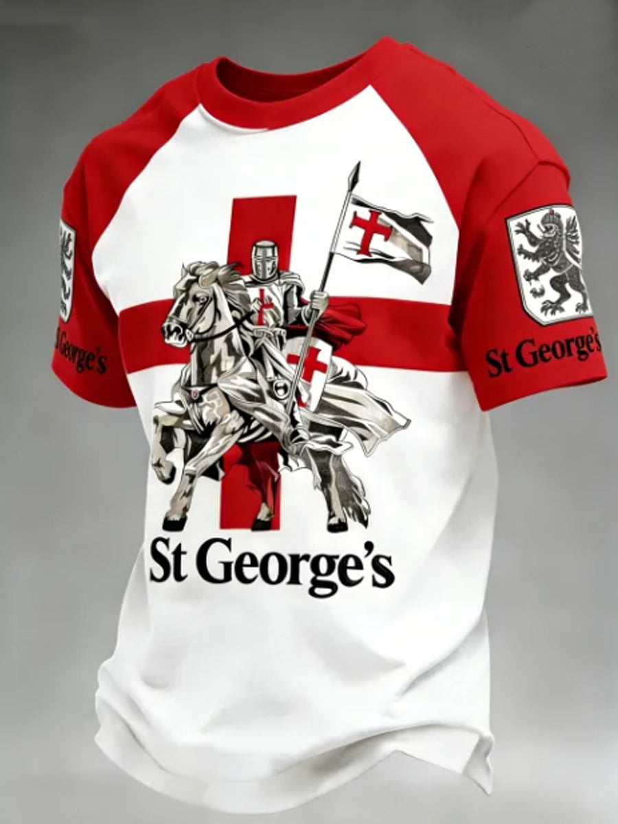 Men's St George's Day Short Sleeves T-shirt