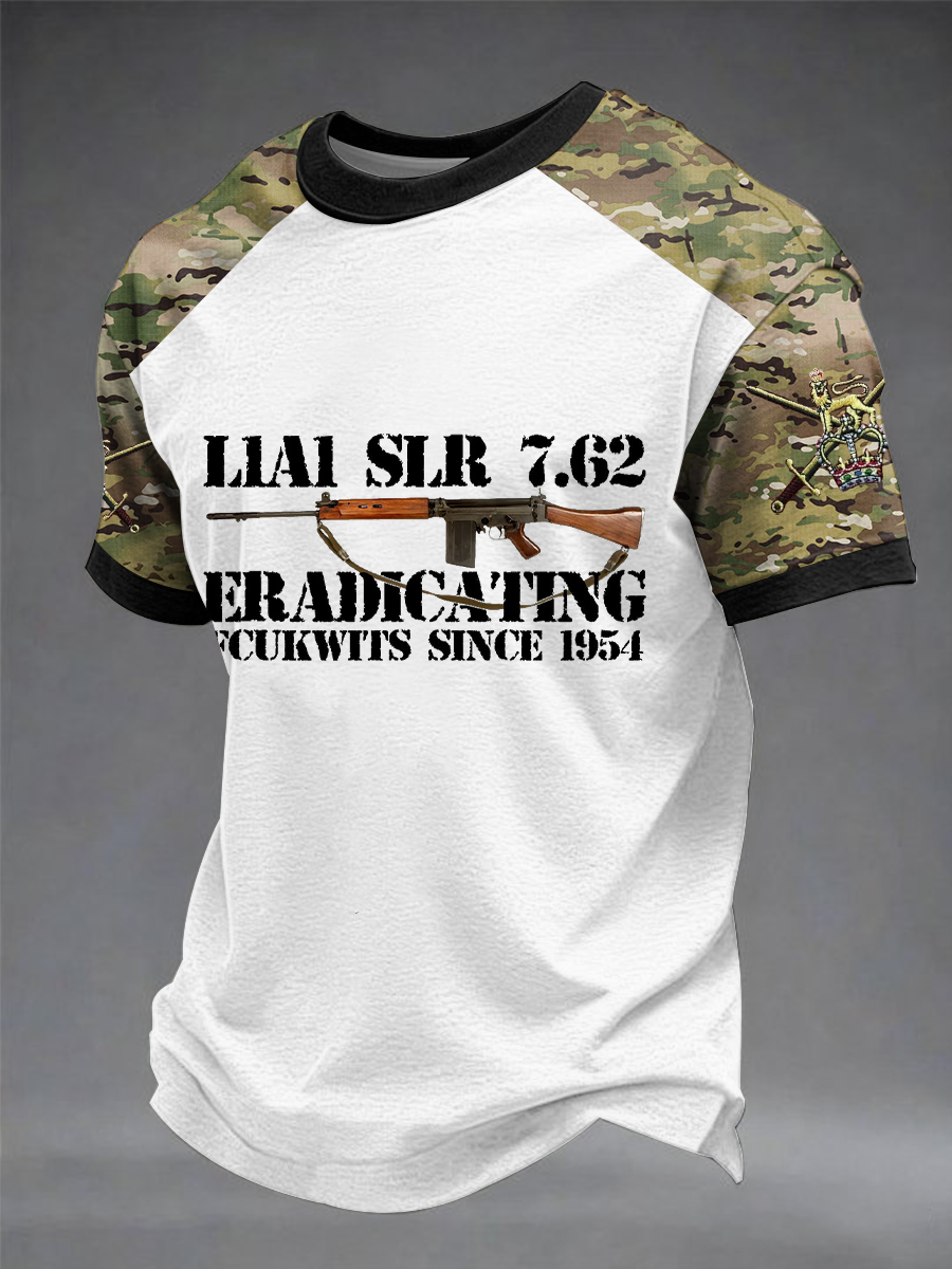 Men's british soldier short sleeves t-shirt