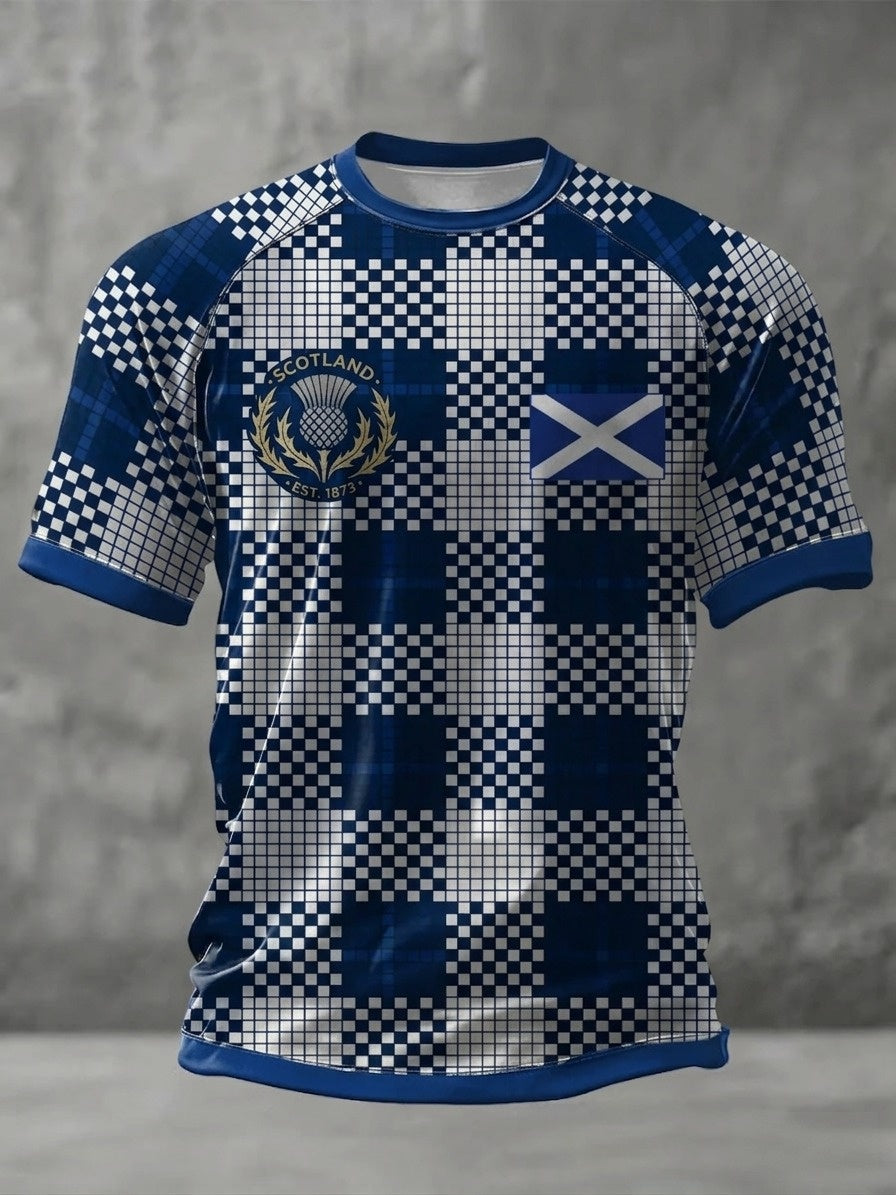 Unisex UK Scotland Football Lover 2026 Printed T-shirt