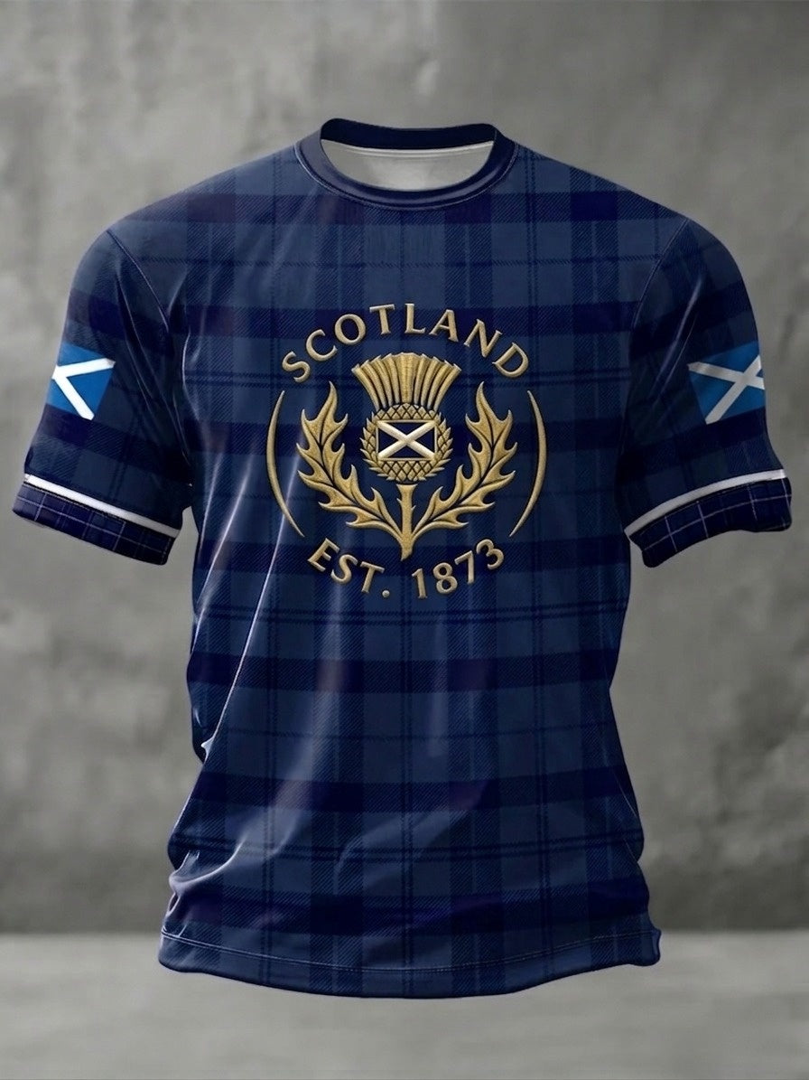 Unisex UK Scotland Football Lover 2026 Printed T-shirt