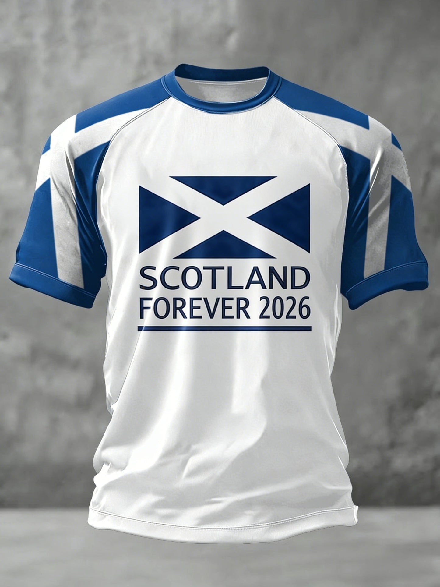Unisex UK Scotland Football Lover 2026 Printed T-shirt