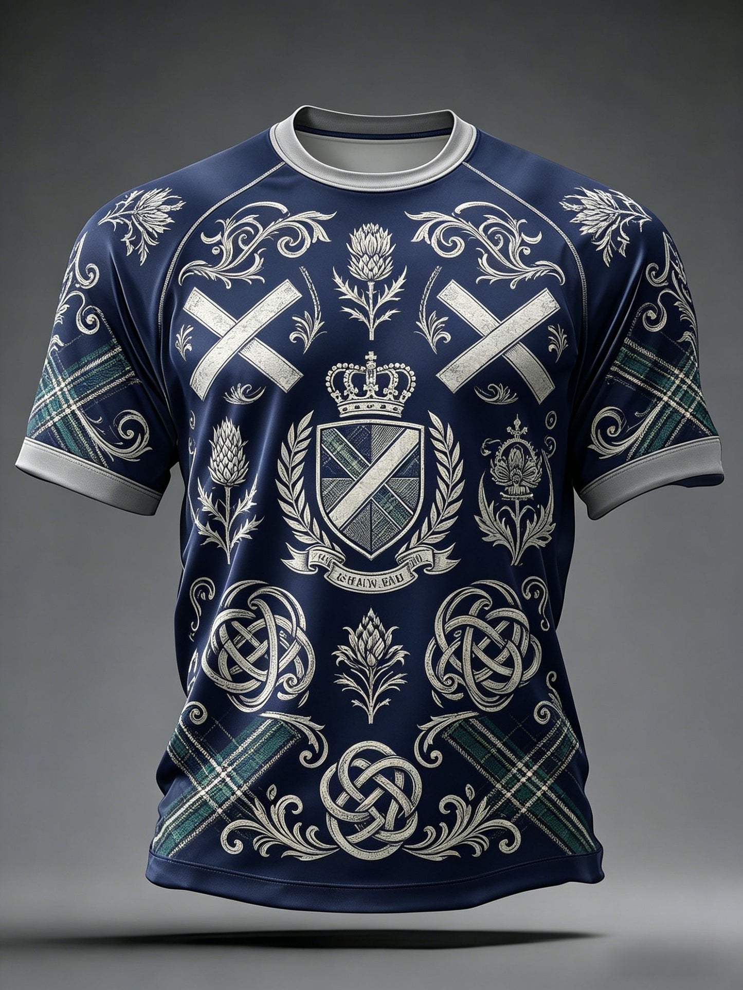 Unisex UK Scotland Football Lover 2026 Printed T-shirt