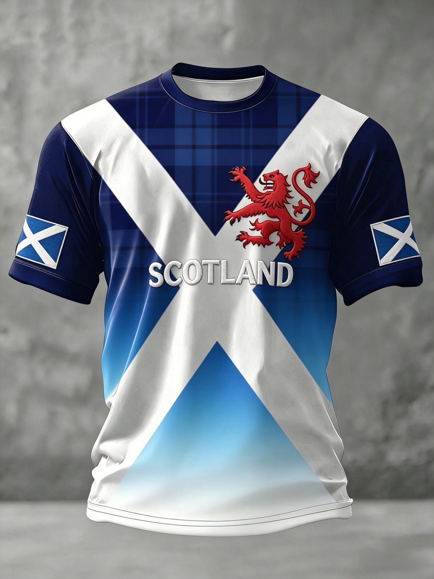Unisex UK Scotland Football Lover 2026 Printed T-shirt