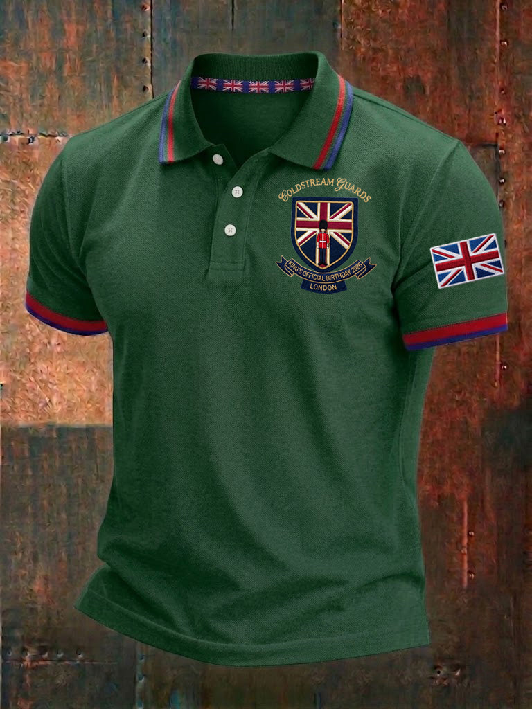 Men's King's Official Birthday Trooping The Colour Printed Shirt
