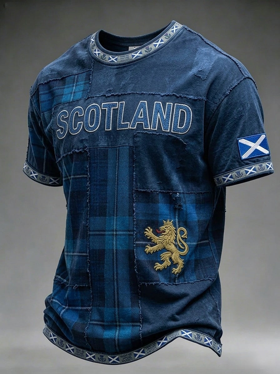 Unisex UK Scotland Football Lover 2026 Printed T-shirt