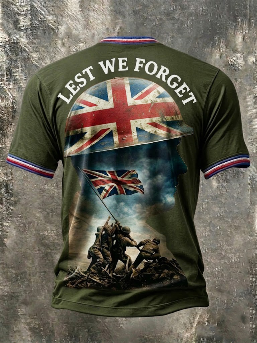 Men's Lest We Forget Short Sleeves T-shirt