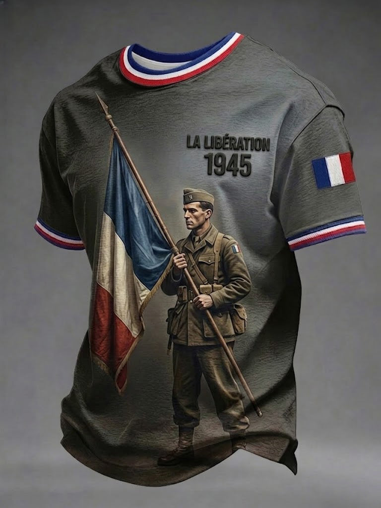 Men's LA LIBÉRATION 1945 Printed T-shirt