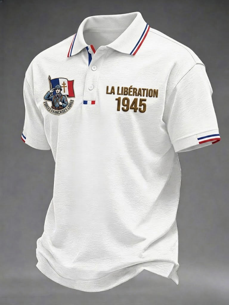 Men's LA LIBÉRATION 1945 Printed Shirt