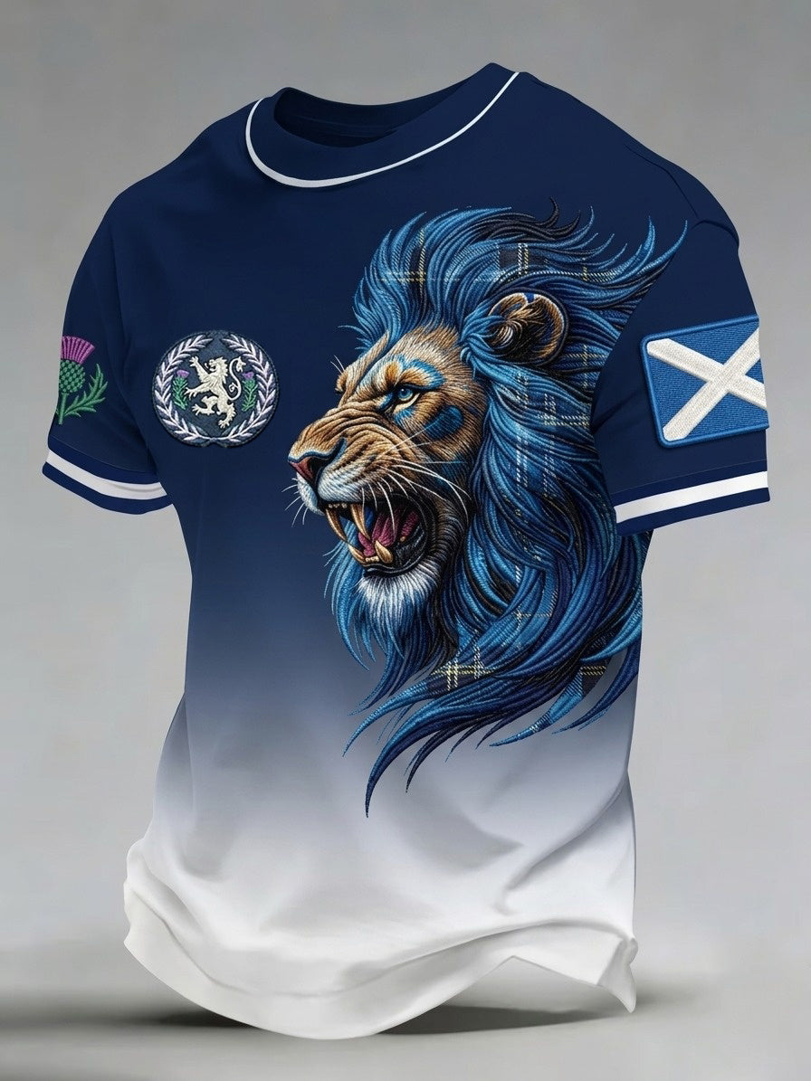 Men's Retro UK Scotland Football Lover 2026 Printed T-shirt